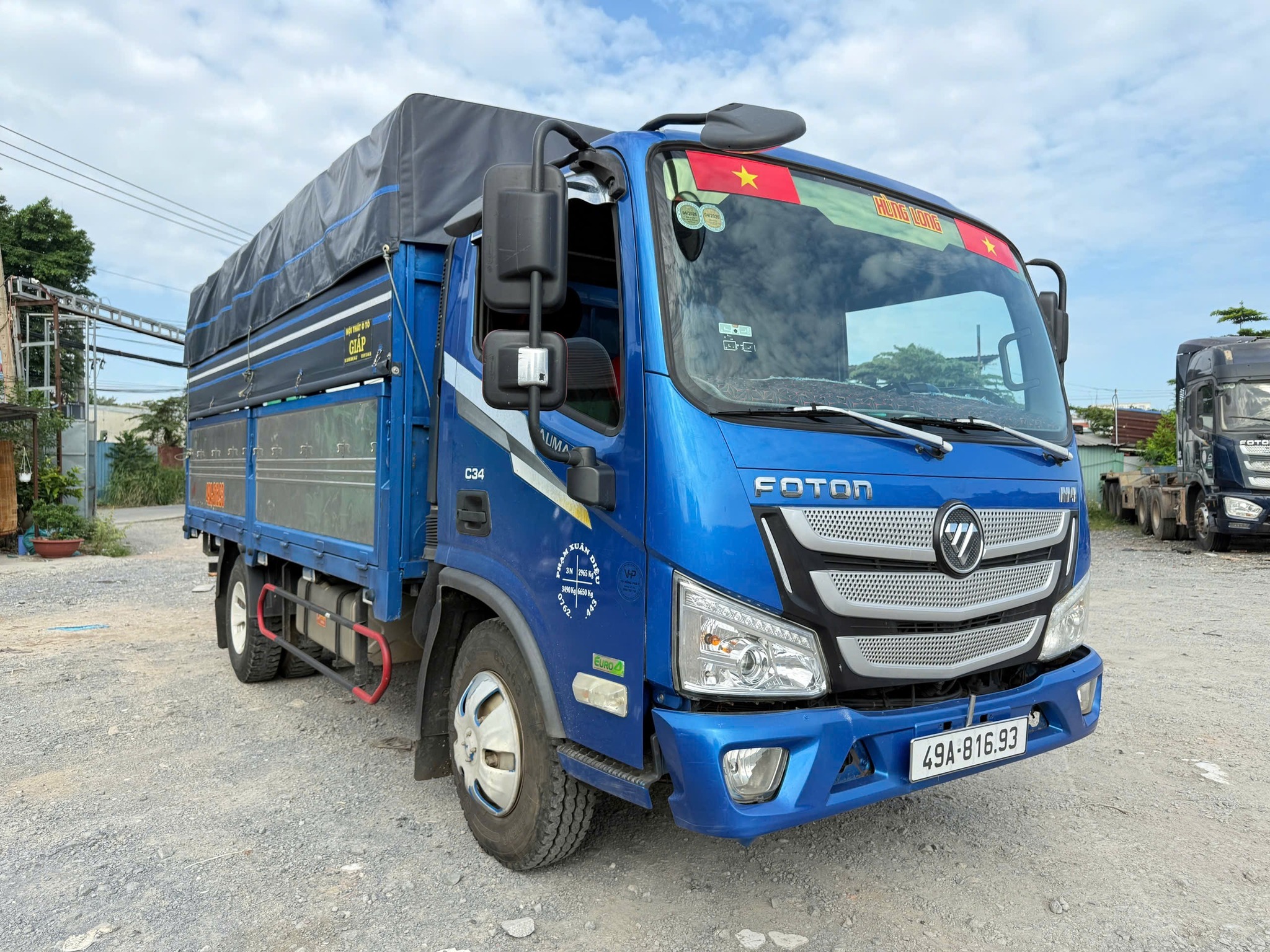 Cabin thiết kế thực dụng, cách âm chưa tối ưu của Thaco Foton M4 350