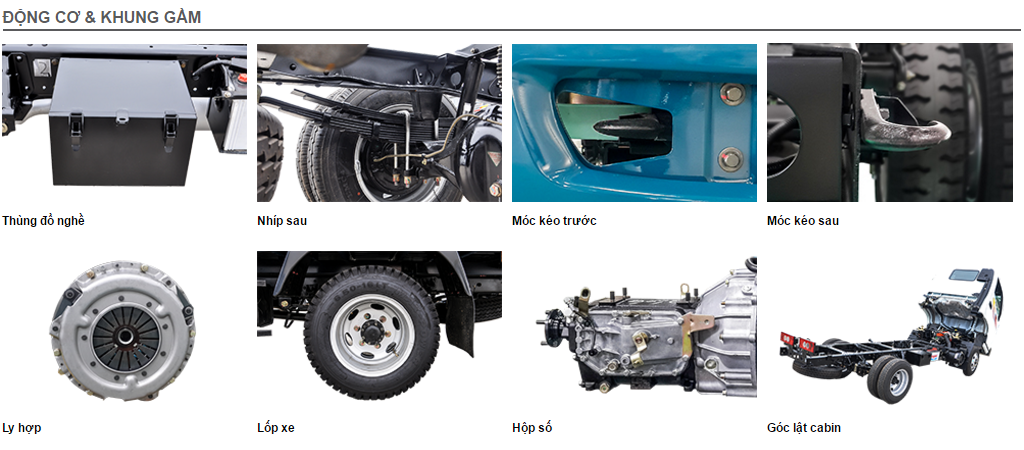 Thaco Ollin 345 thùng kín – mẫu xe tải nhẹ tiêu chuẩn Euro 4, động cơ Isuzu, tải trọng 2.4 tấn
