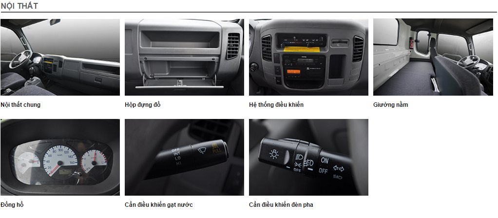 Ngoại thất mạnh mẽ, hiện đại của Thaco Ollin 900B với cabin rộng và hệ thống đèn pha lớn.