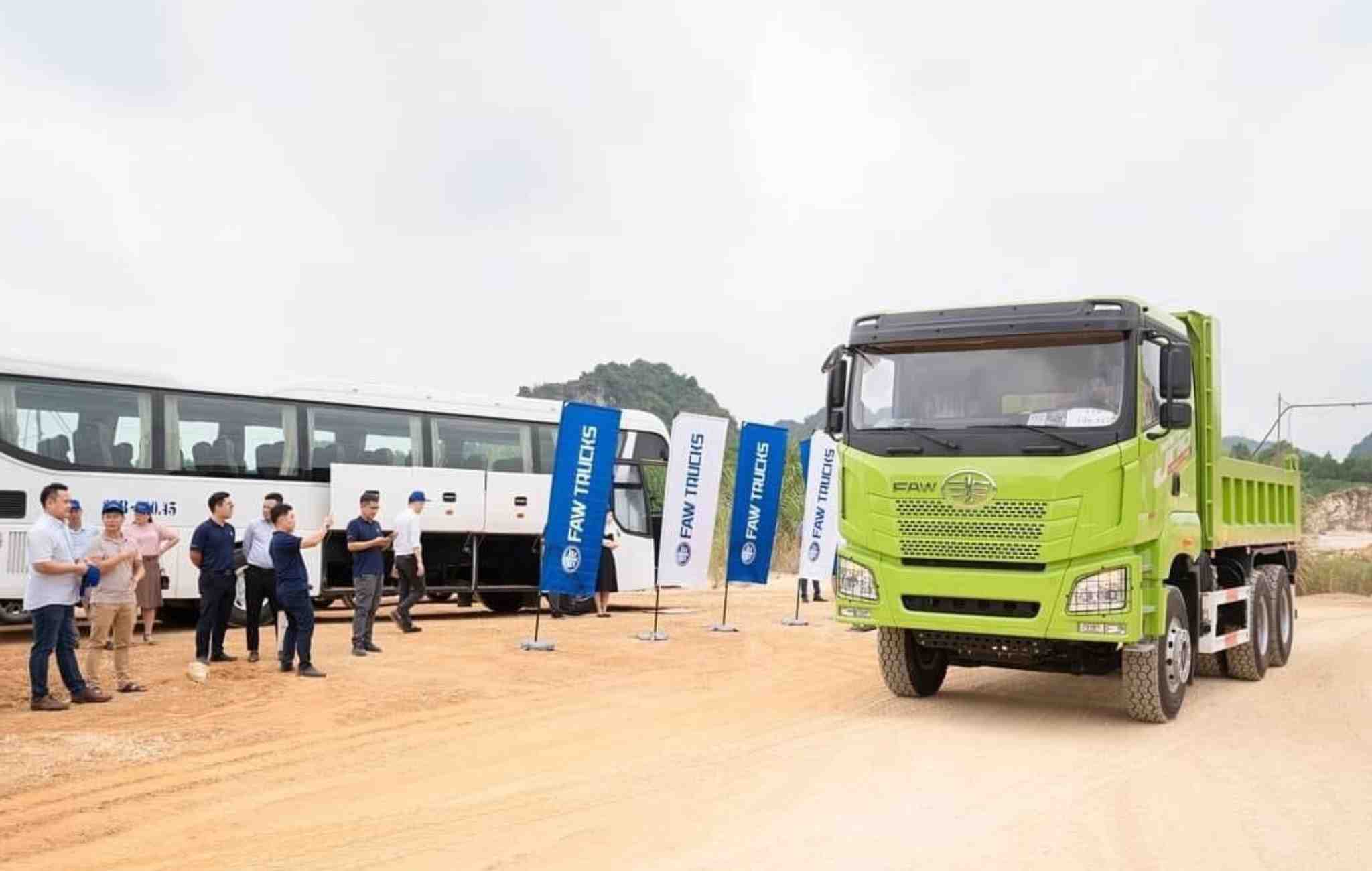 Faw JH6 390 HP cạnh tranh trực tiếp với Howo, Shacman, Dongfeng, Hyundai (Nguồn: xetaihathanh.vn)