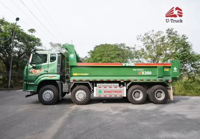 Ưu điểm nổi bật của xe ben NX350 8x4 thùng đúc (Nguồn: u-truck.vn)