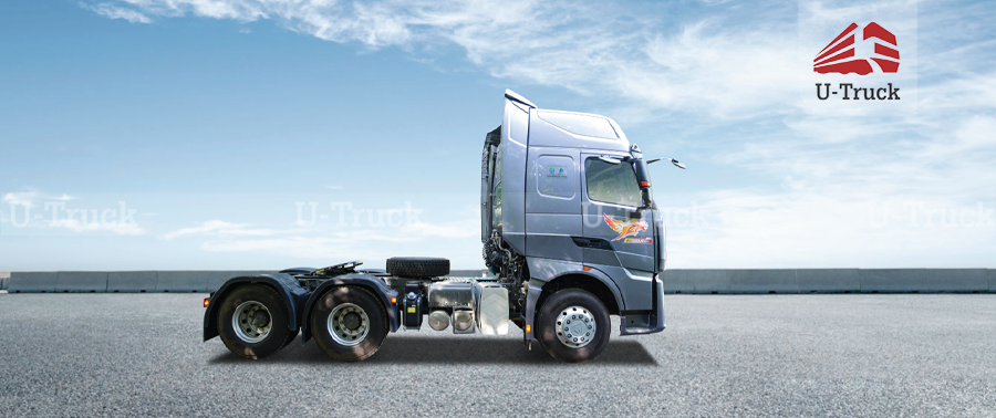 Xe đầu kéo Howo TH7 SE 460 cầu láp trên đường vận hành (Nguồn: u-truck.vn)