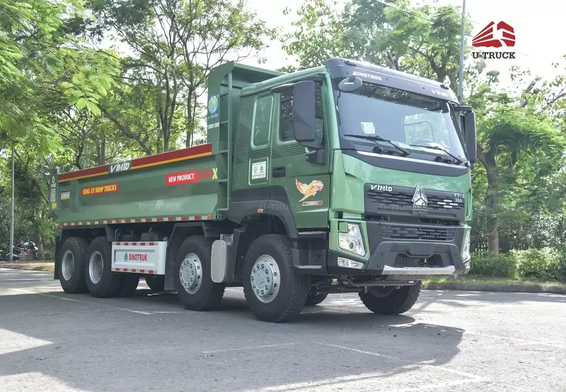 Một số nhược điểm cần lưu ý khi sử dụng xe ben V7X 350 8x4 thùng đúc (Nguồn: u-truck.vn)