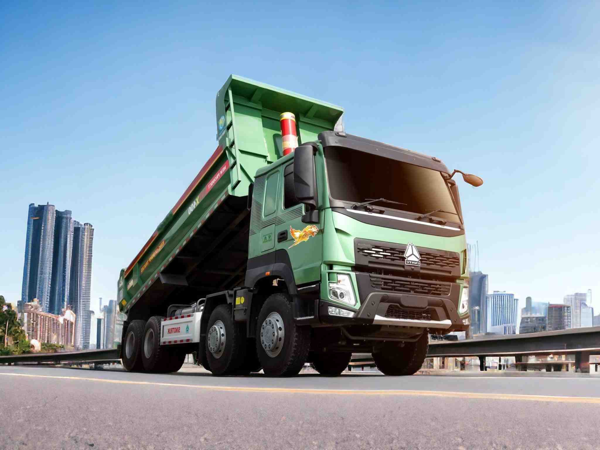 Một số đối thủ cạnh tranh của xe ben V7X 350 8x4 thùng đúc