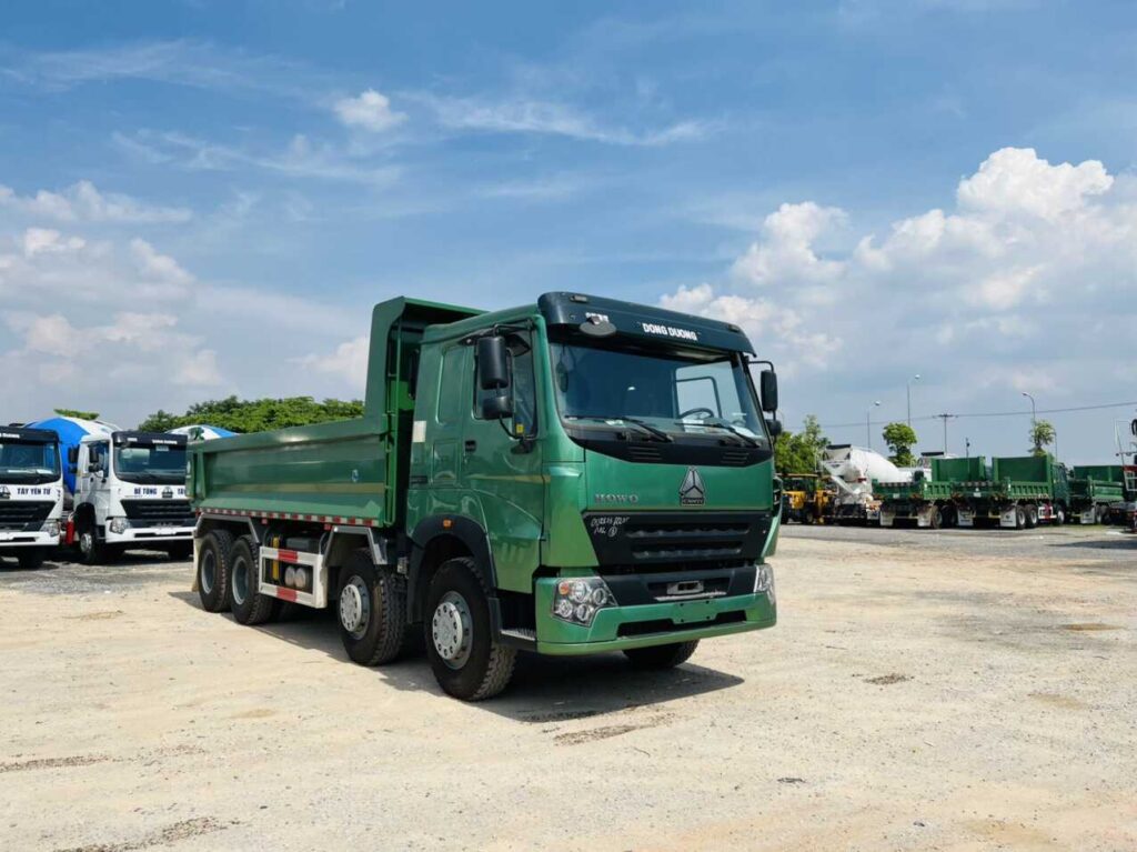 Một số nhược điểm cần lưu ý khi sử dụng xe ben V7X 400 8x4 thùng đúc