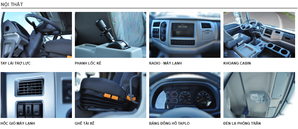 Thaco Auman C34 (10×4) – thiết kế ngoại thất mạnh mẽ, cabin rộng rãi, trang bị an toàn hiện đại.