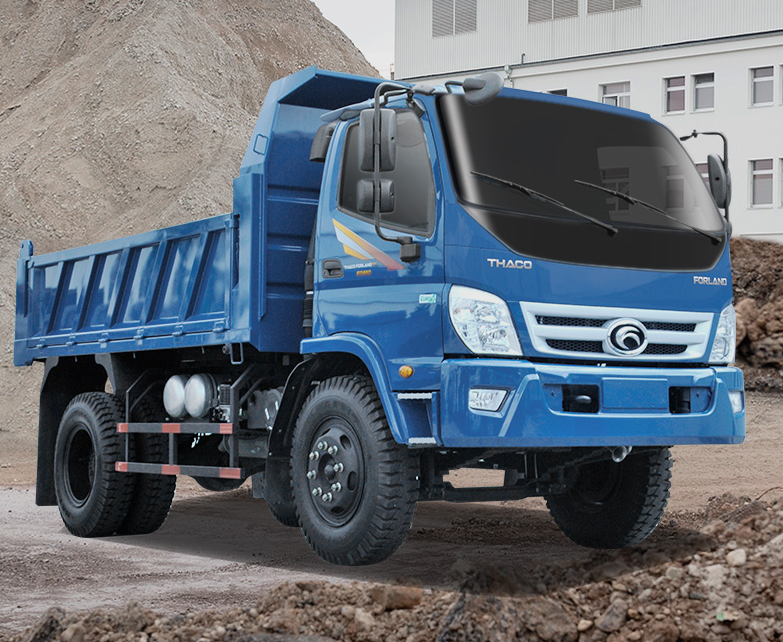 Xe ben Thaco Forland FD120 4WD 6.5 tấn 5.4 khối, cầu láp – lựa chọn phổ biến cho doanh nghiệp xây dựng và vận tải vật liệu tại Việt Nam
