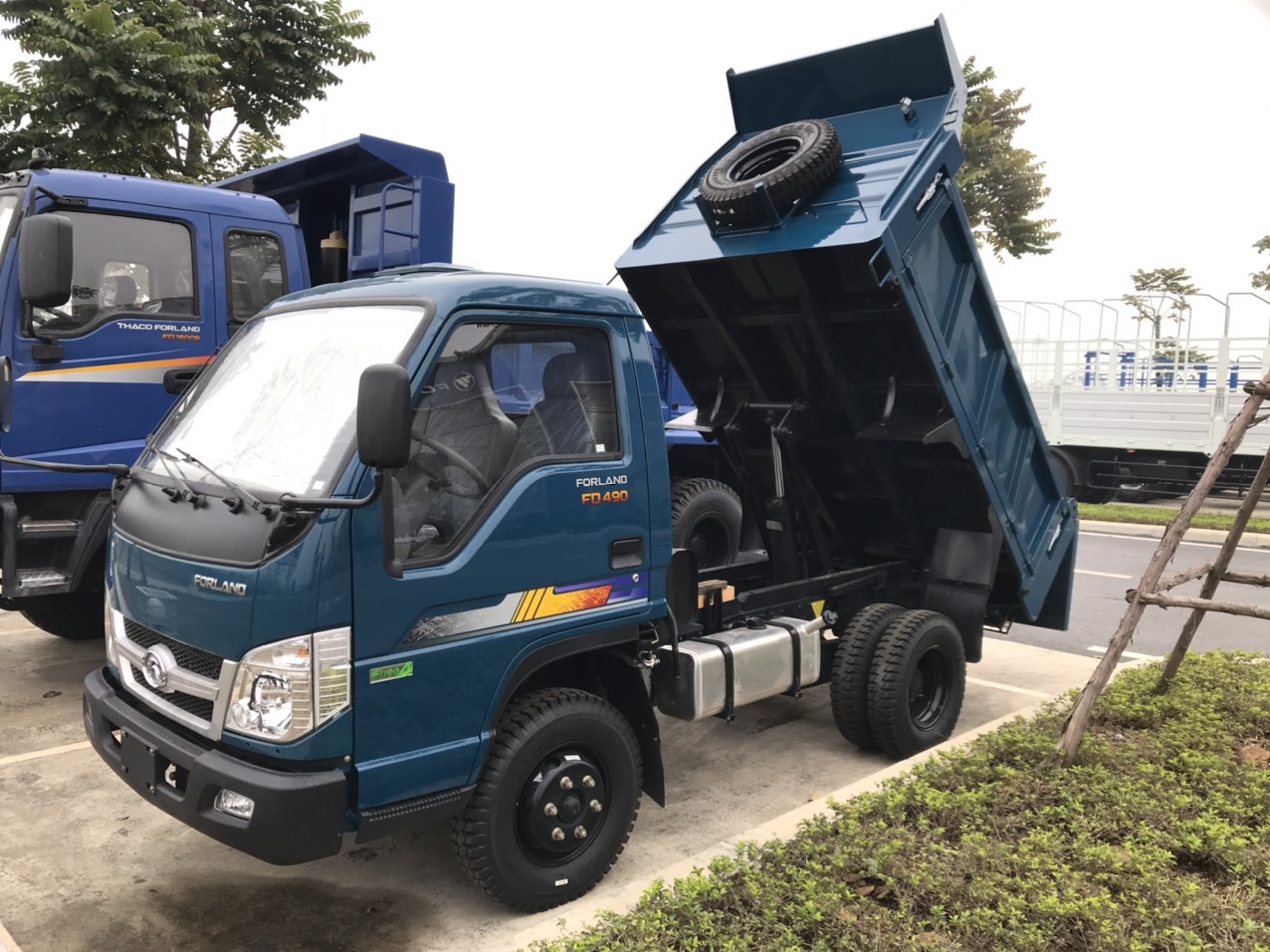 Thaco Forland FD490: lựa chọn tối ưu cho vận tải xây dựng nhỏ