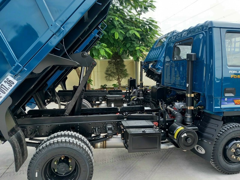Ứng dụng thực tế xe ben Thaco Forland FD600 trong xây dựng