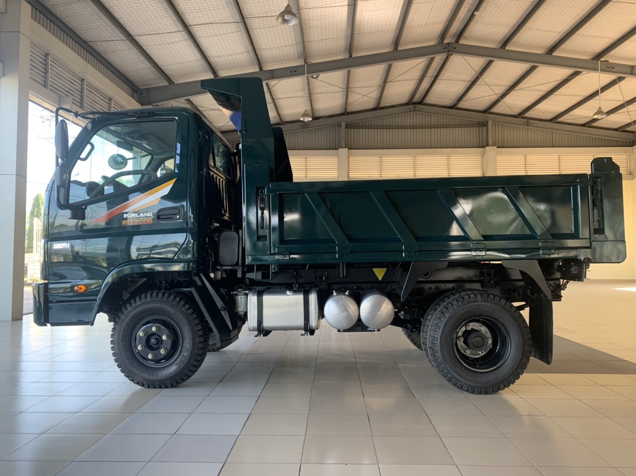 Ứng dụng thực tế xe ben Thaco Forland FD700B